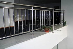 Перила и ограждения с вертикальным заполнением в Москве. Готовые проекты ПерилаГлавСнаб - фото 4