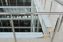 Ограждения и перила без ригелей из нержавеющей стали (без заполнения) в Москве. Готовые проекты ПерилаГлавСнаб - фото 5