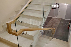 Перила и ограждения из нержавейки и дерева в Москве. Готовые проекты ПерилаГлавСнаб - фото 7