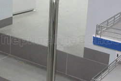 Ограждения и перила без ригелей из нержавеющей стали (без заполнения) в Москве. Готовые проекты ПерилаГлавСнаб - фото 2