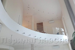 Стеклянные перила для атриумов в Москве. Готовые проекты ПерилаГлавСнаб - фото 6