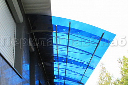 Консольные козырьки и навесы в Москве. Готовые проекты ПерилаГлавСнаб - фото 2