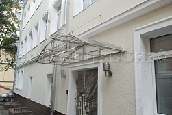 Козырьки и навесы на металлокаркасе в Москве. Готовые проекты ПерилаГлавСнаб - фото 2