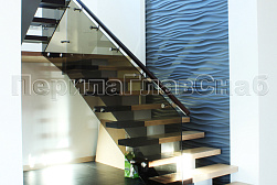 Перила на второй этаж в Москве. Готовые проекты ПерилаГлавСнаб - фото 20