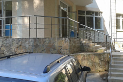 Перила и ограждения из нержавеющей стали с двумя ригелями в Москве. Готовые проекты ПерилаГлавСнаб - фото 5