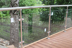 Ограждения для террас в Москве. Готовые проекты ПерилаГлавСнаб - фото 7