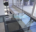 Стеклянный потолок на межэтажной площадке в Москве. Готовые проекты ПерилаГлавСнаб - фото 1