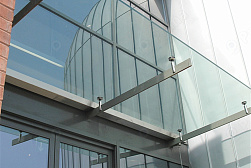 Консольные козырьки и навесы в Москве. Готовые проекты ПерилаГлавСнаб - фото 9