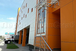 Козырьки и навесы на металлокаркасе в Москве. Готовые проекты ПерилаГлавСнаб - фото 12