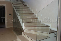 Перила на второй этаж в Москве. Готовые проекты ПерилаГлавСнаб - фото 10