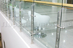 Стеклянные перила для атриумов в Москве. Готовые проекты ПерилаГлавСнаб - фото 17