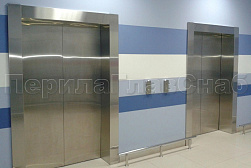 Облицовка лифтовых порталов из нержавеющей стали в Москве. Готовые проекты ПерилаГлавСнаб - фото 1