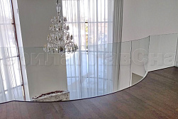 Цельностеклянные ограждения на несущем стекле в Москве. Готовые проекты ПерилаГлавСнаб - фото 9