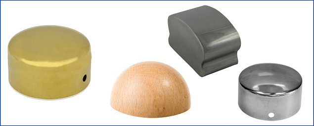  Заглушки для деревянного поручня в Москве. Комплектующие для лестничных ограждений и перил ПерилаГлавСнаб